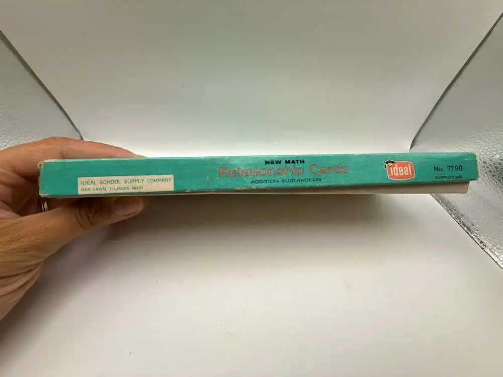 Vintage 1963 Ideal School Supply Co. New Math Relationship